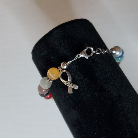 Cancer Awareness Bracelet Multi-Colored  all Cancers - Picture 3 of 7